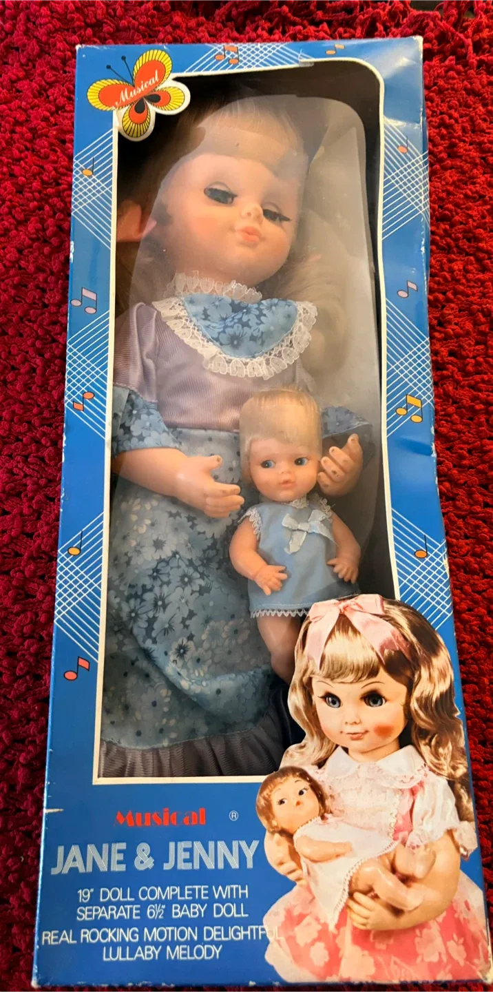 Jane & Jenny Doll Set - 19" & 6.5"