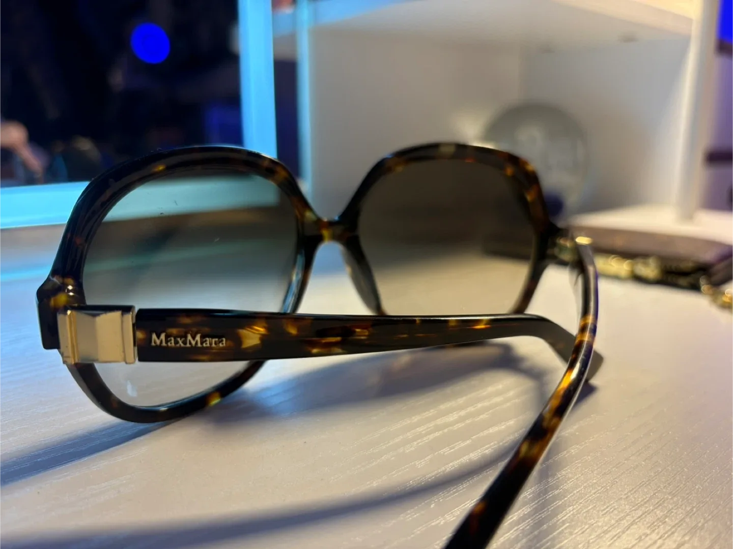 Max Mara Tortoise Shell Sunglasses