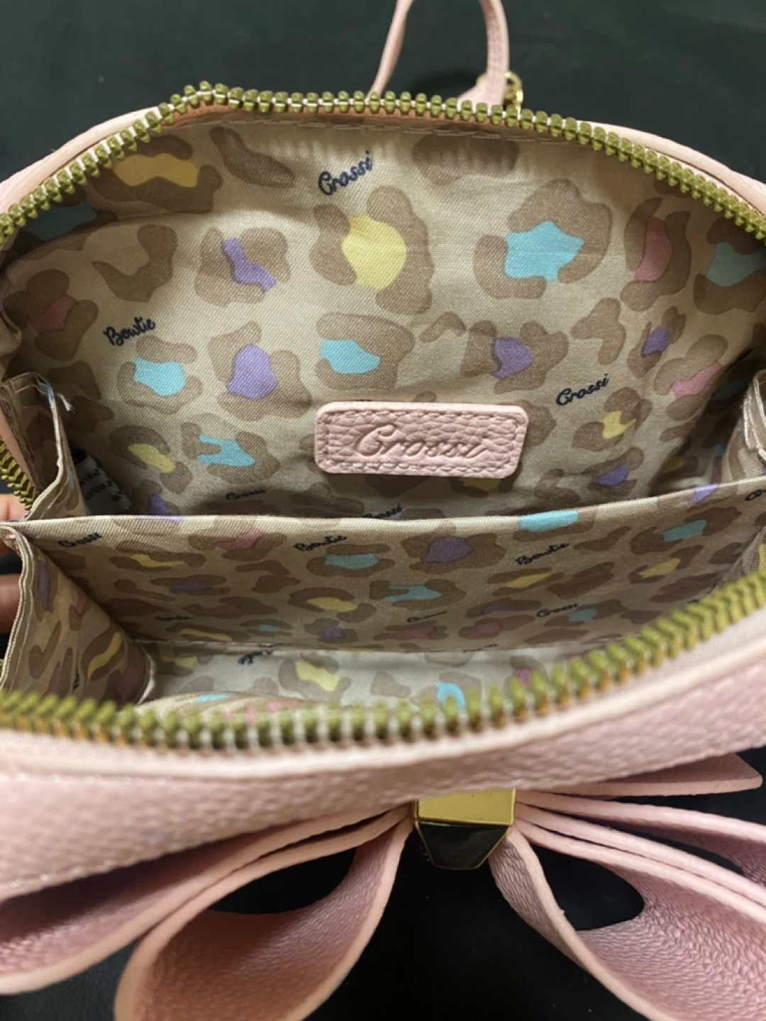 Crossi Pink Bow Crossbody Bag - photo 2