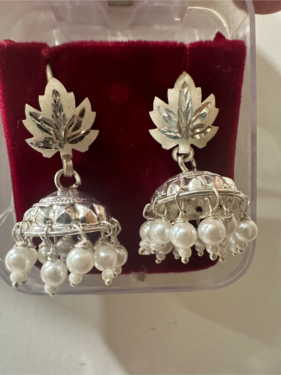 Maple Leaf Jhumka Earrings - photo 3