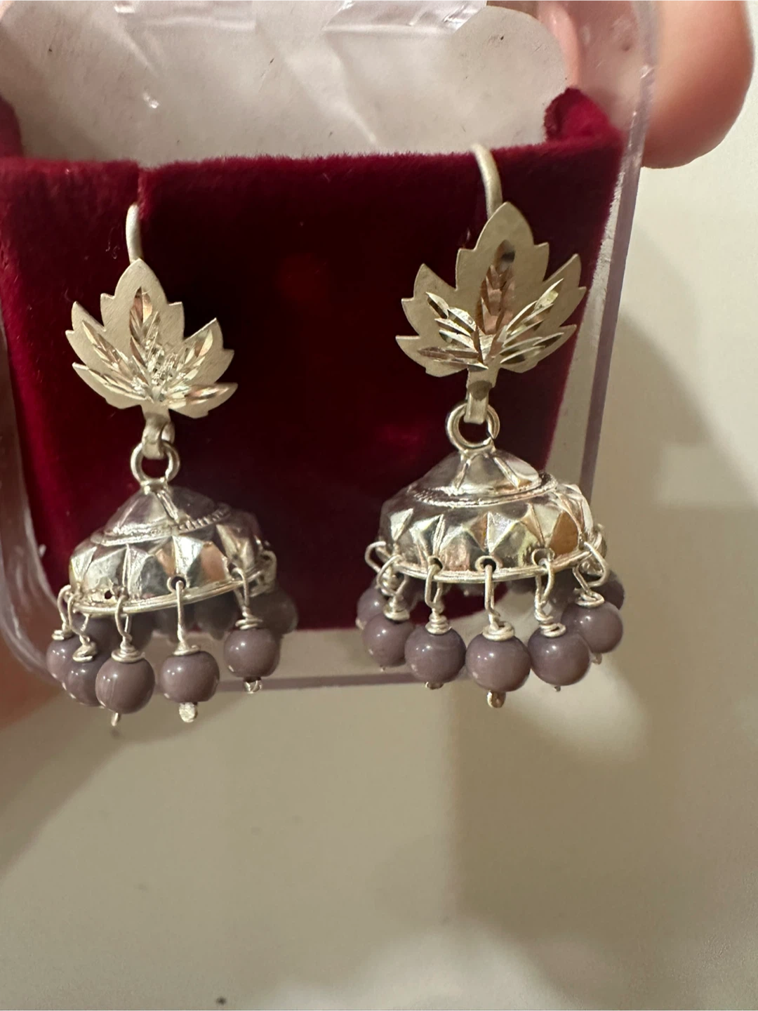Maple Leaf Jhumka Earrings - photo 2