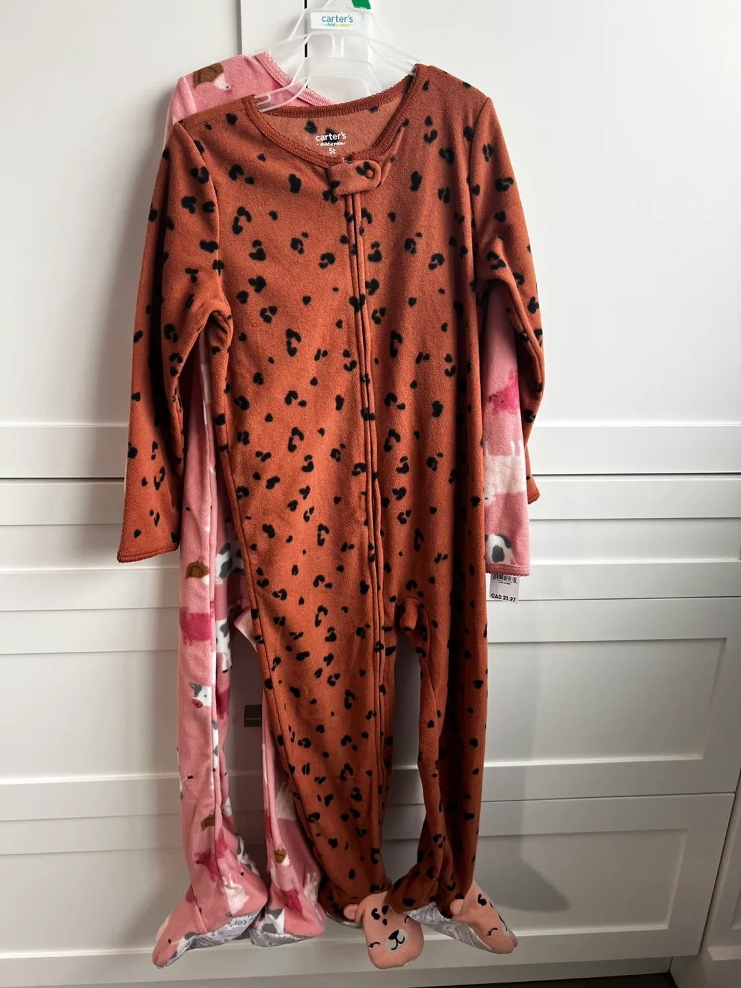 Carter's Size 5T Footed Pajama set( includes both) image indicator(2)