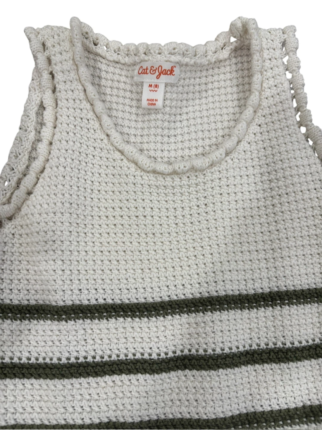 Cat & Jack Girls' Striped Dress - Size M (8) - photo 3