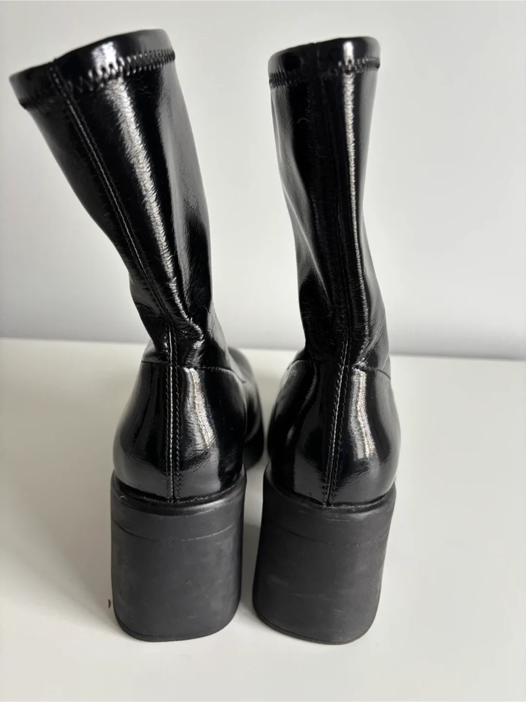 Black Platform Ankle Boots