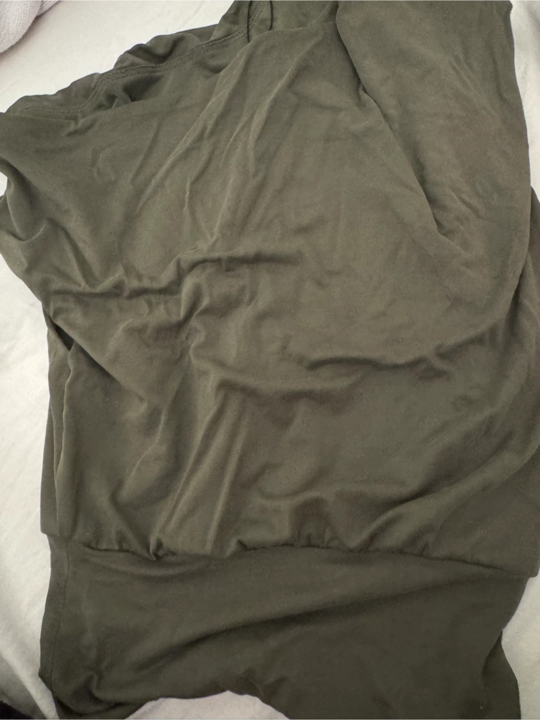 Garage Olive Green One Shoulder Top with tag brand nee - photo 2