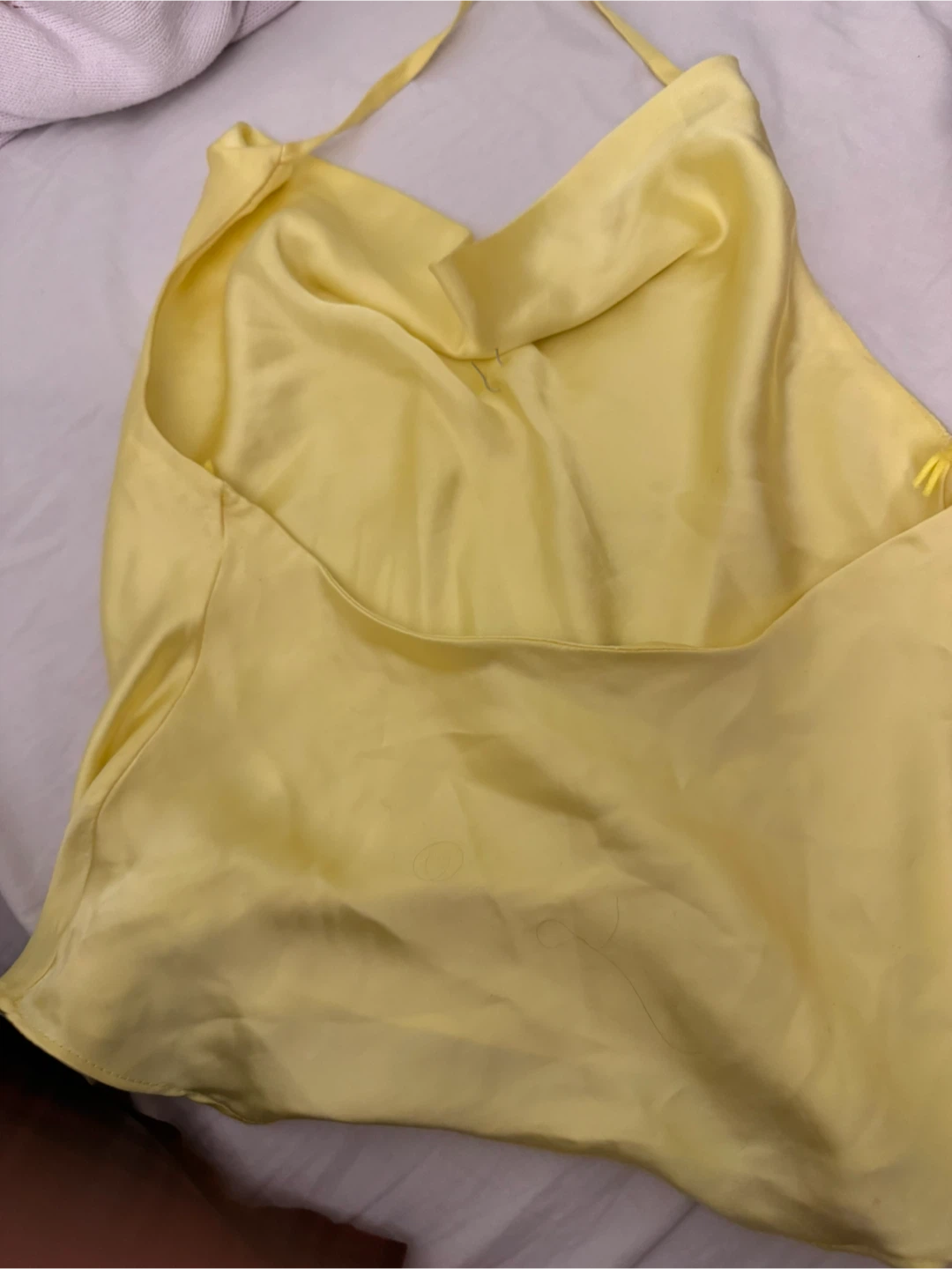 Zara Yellow satin Cami Top - photo 2
