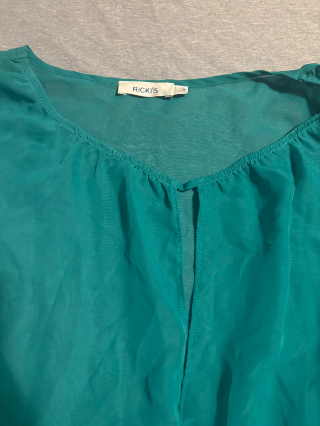 Ricki's Green Blouse - Size 8 - photo 2