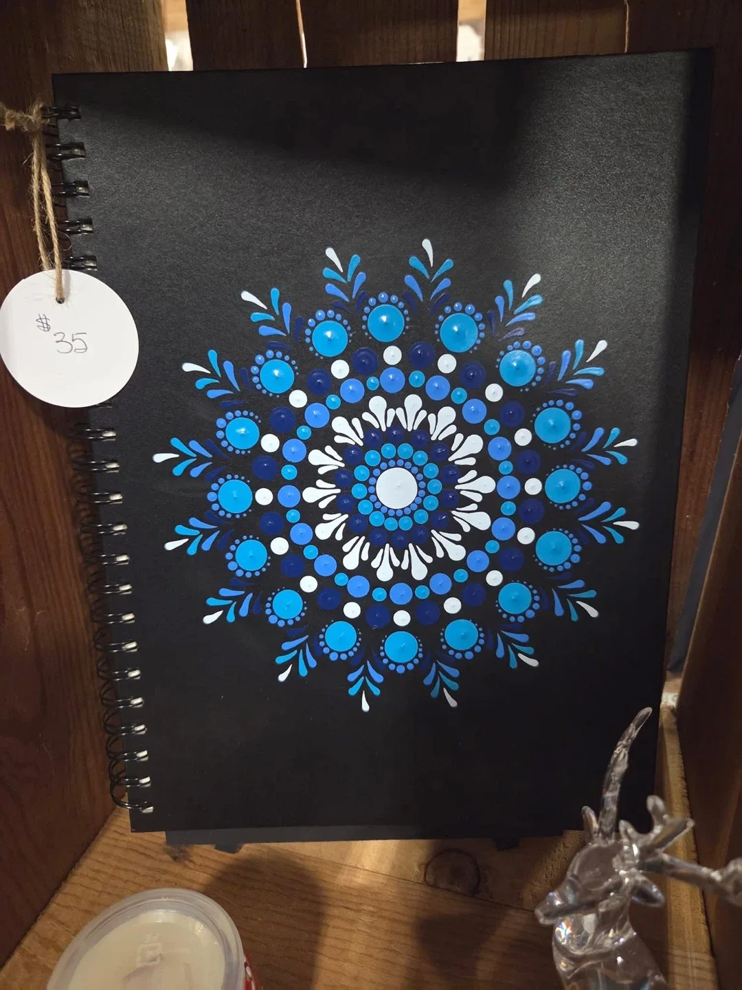 Hand-Painted Mandala sketch book