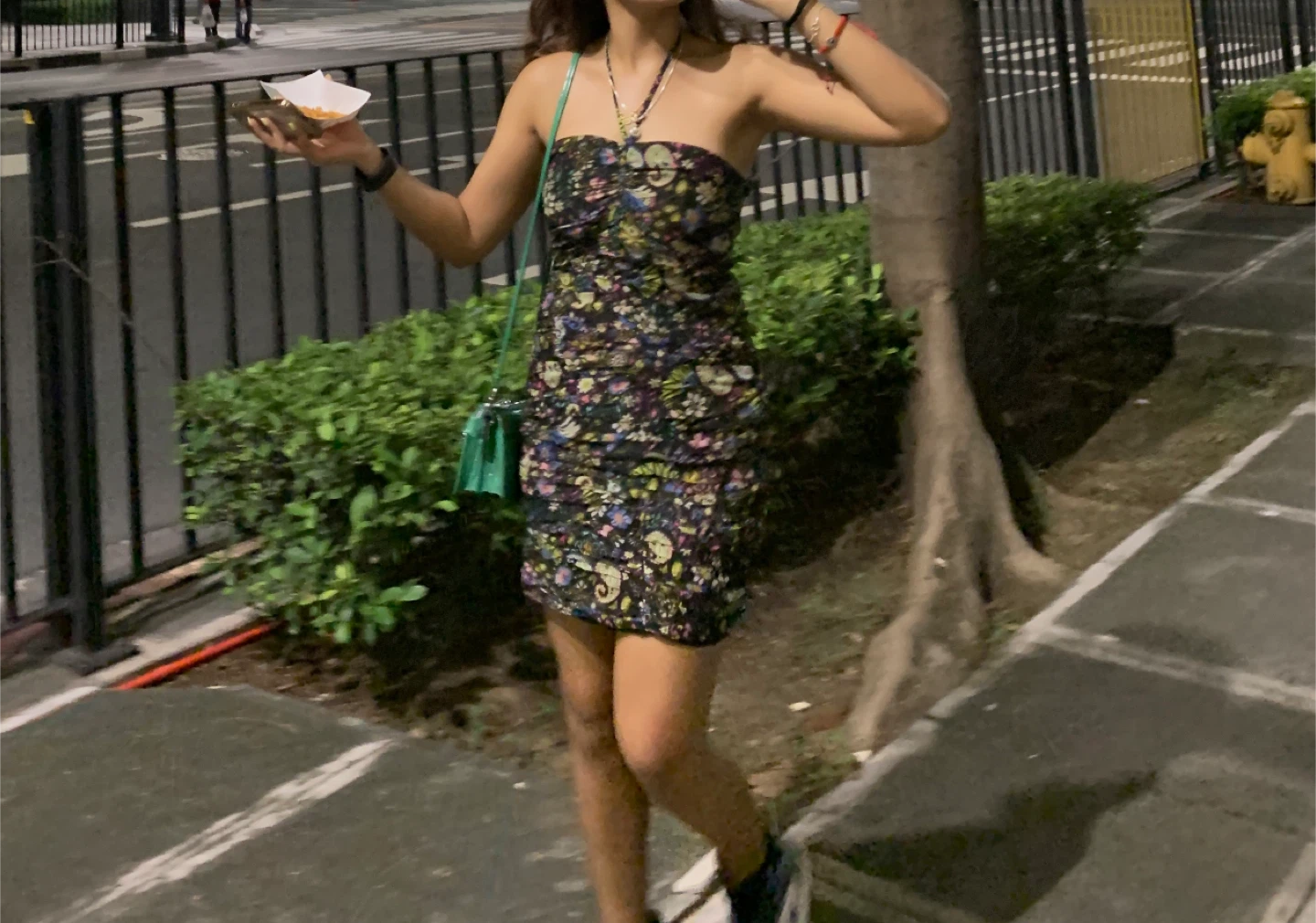 Zara Floral Print Dress halter - photo 2
