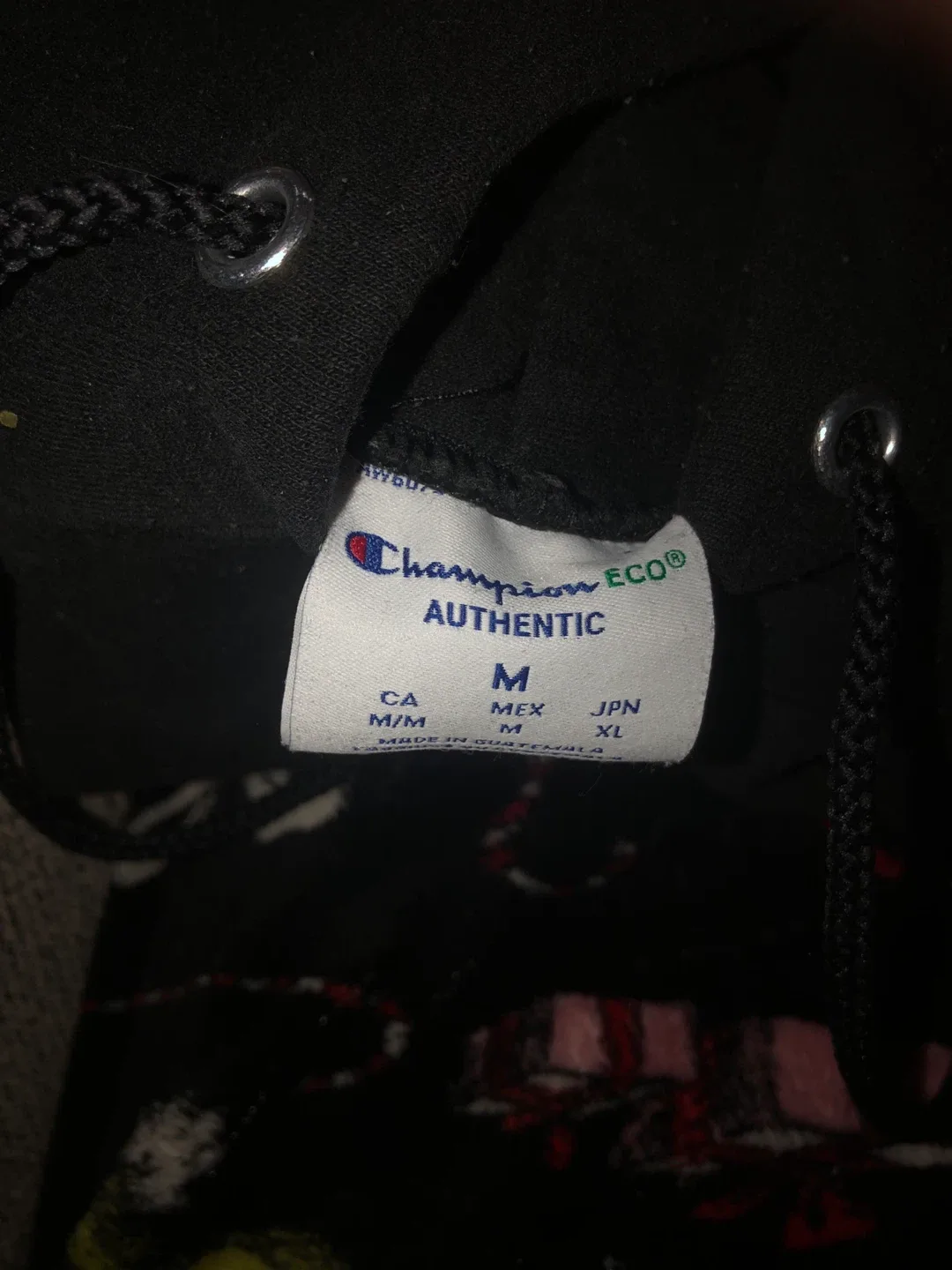 Champion Black Hoodie - Size M image indicator(2)
