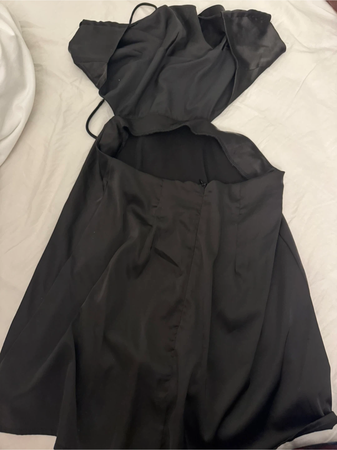 Black Dress satin - photo 2