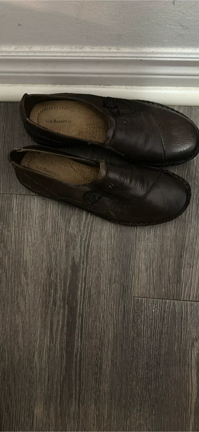 G.H. Bass & Co. Brown Leather Loafers