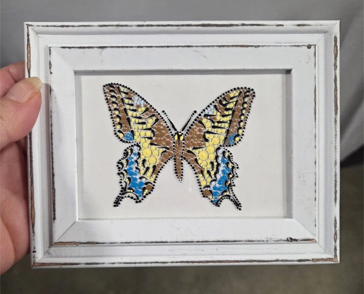 Framed Floral/Butterfly Art image indicator(2)