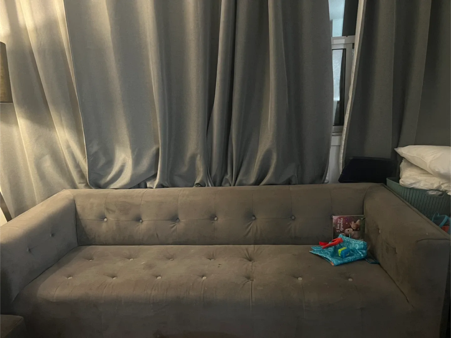 Beautiful Grey Sofa image indicator(2)