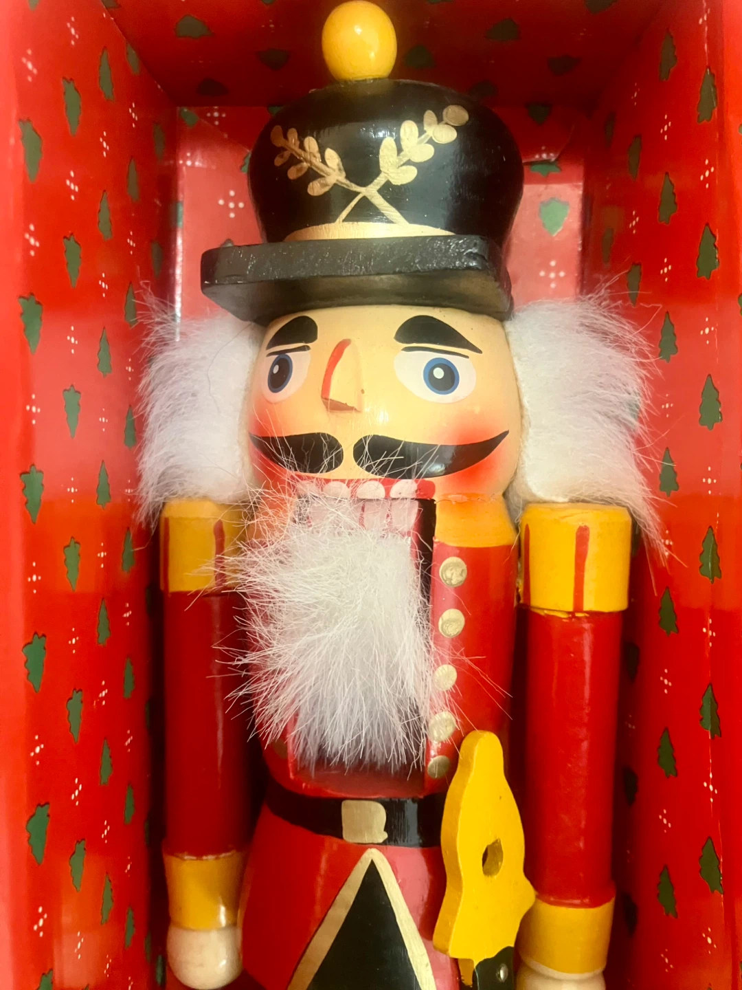 Pair Of Hand Painted Wooden Nutcracker Soldiers - 11” Tall - photo 2