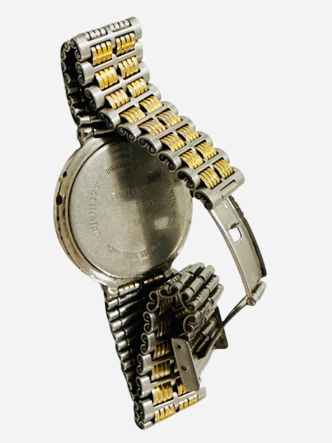 Vintage 1998 Bulova Quartz Men’s Two-Tone Watch image indicator(7)