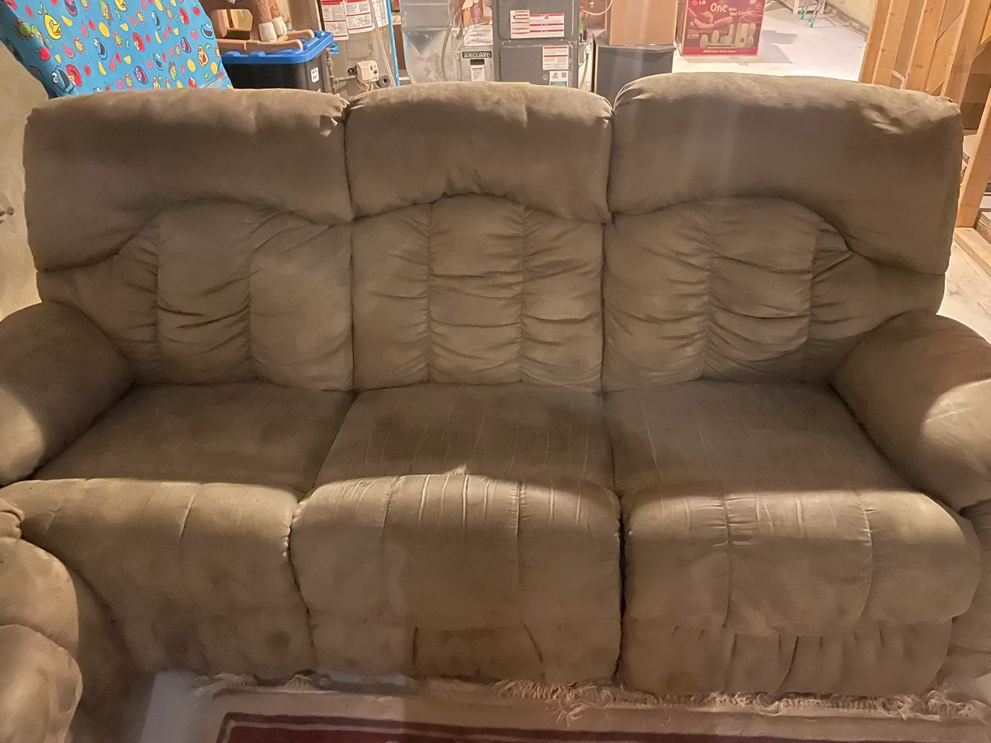 Reclining Sofa and Loveseat Set