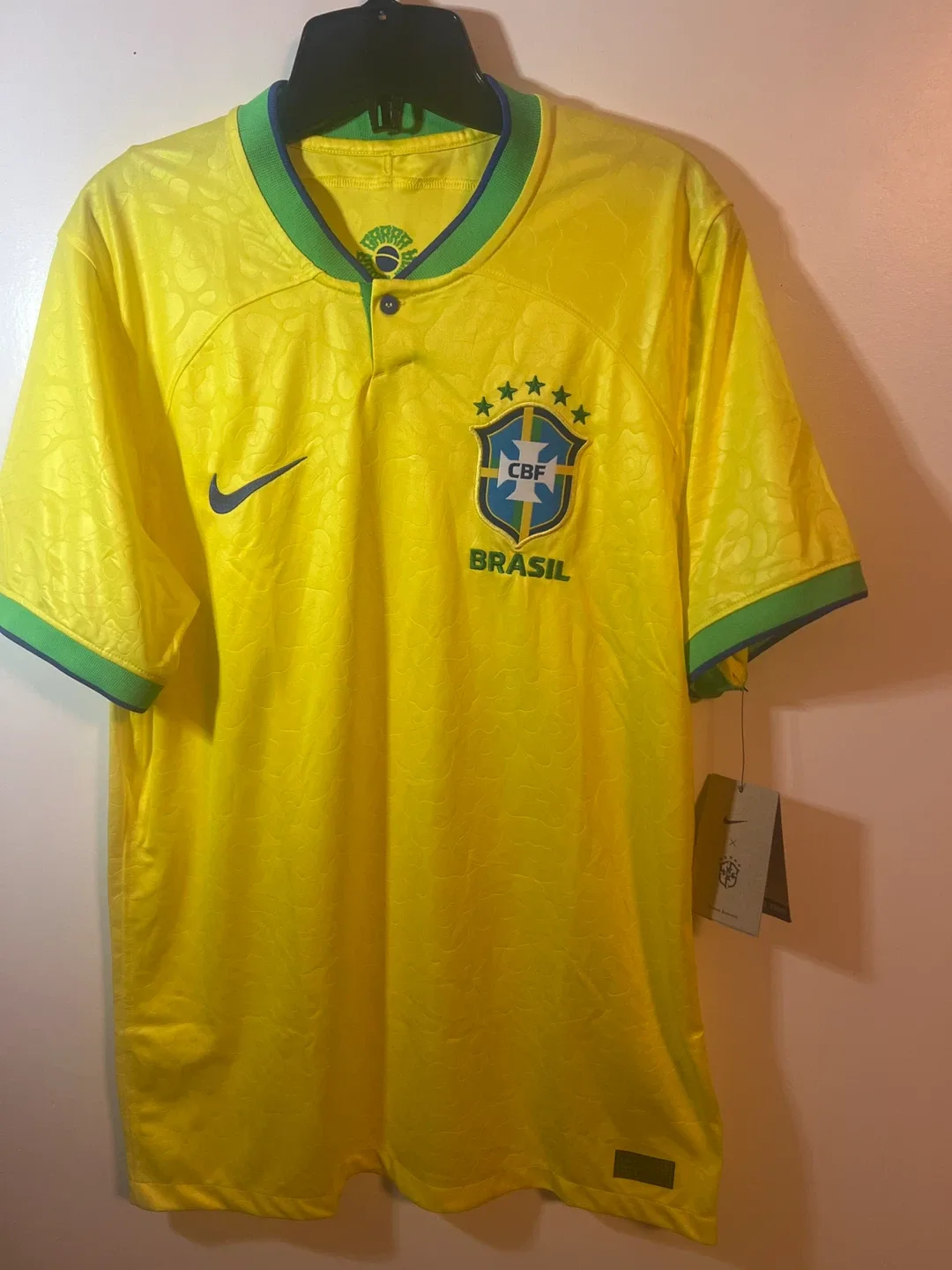 Nike Brazil 2022 Soccer Jersey - Size M