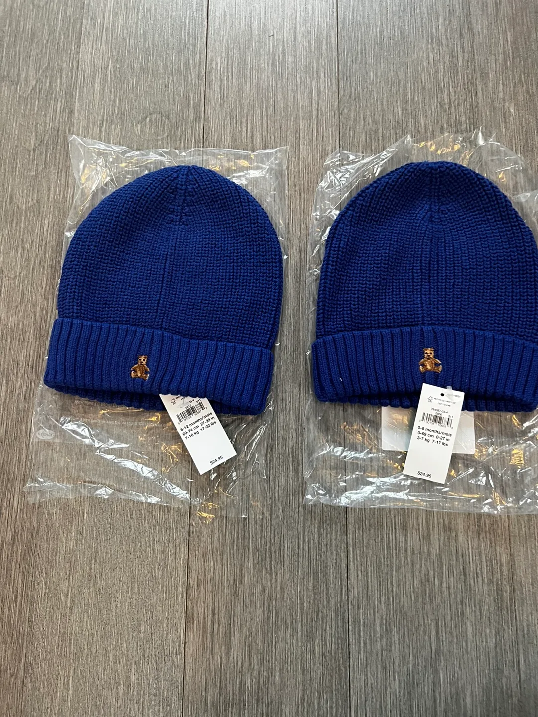 New Gap Baby Blue Knit Beanie 0-6 Months