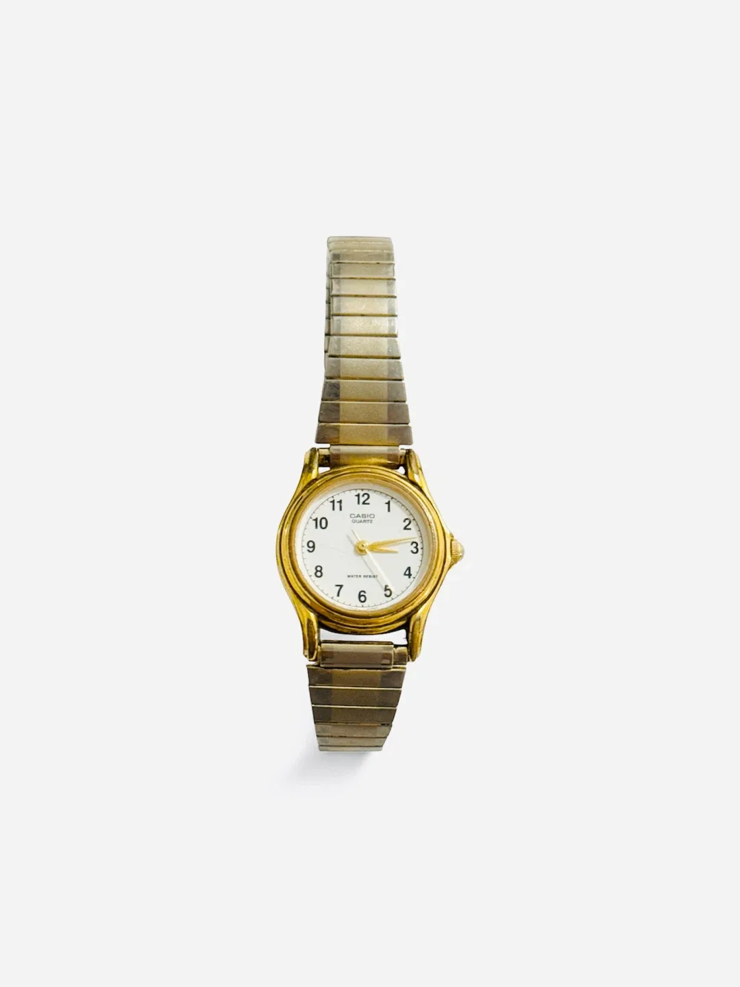 Casio LTP-1096 Women’s Quartz Watch – Gold-Tone Bezel