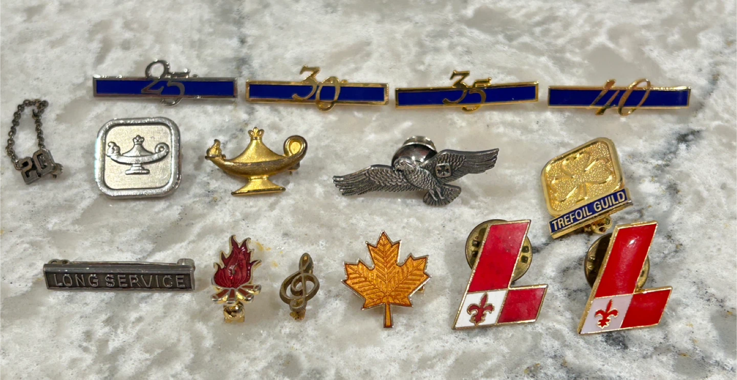 Vintage Girl Guide Pin Collection