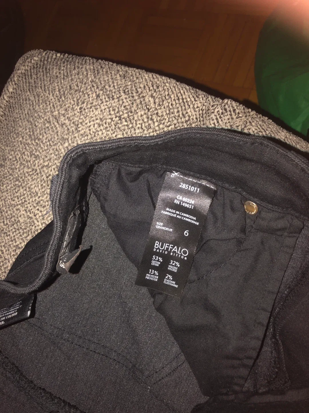 Buffalo David Bitton Black Jeans - Size 6 image indicator(2)