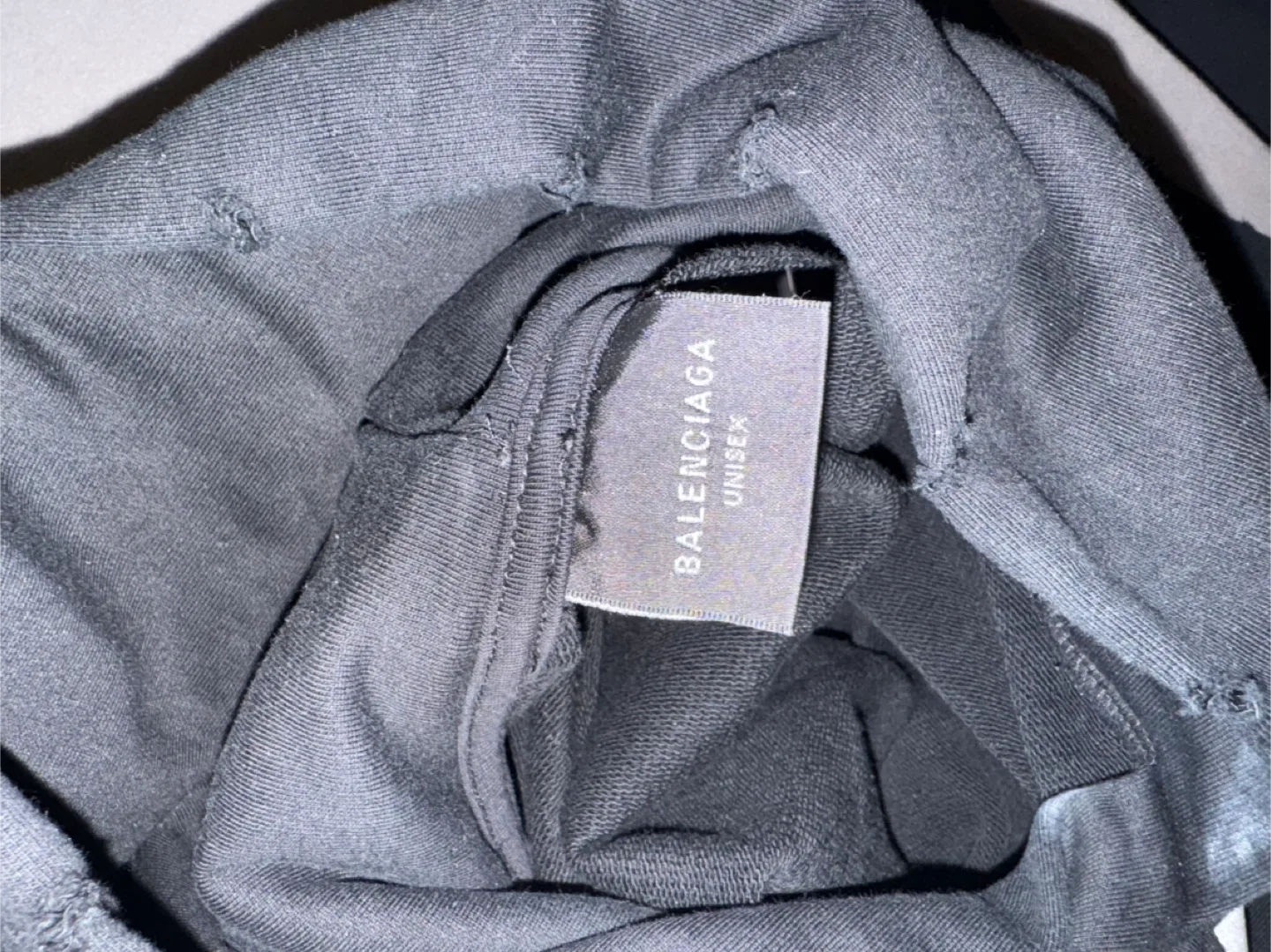 Balenciaga Black tape Hoodie image indicator(3)