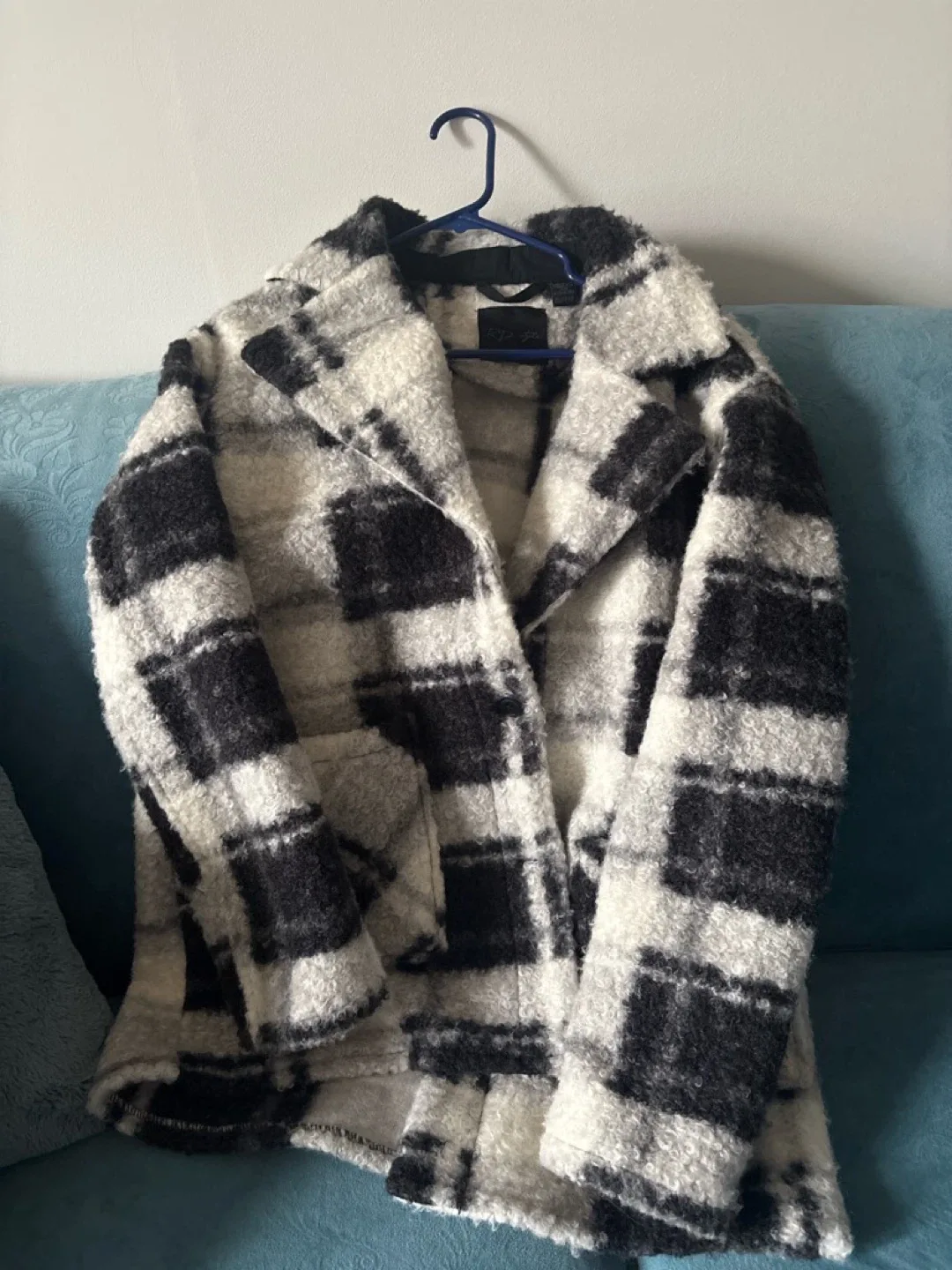 RD Style Plaid Boucle Coat