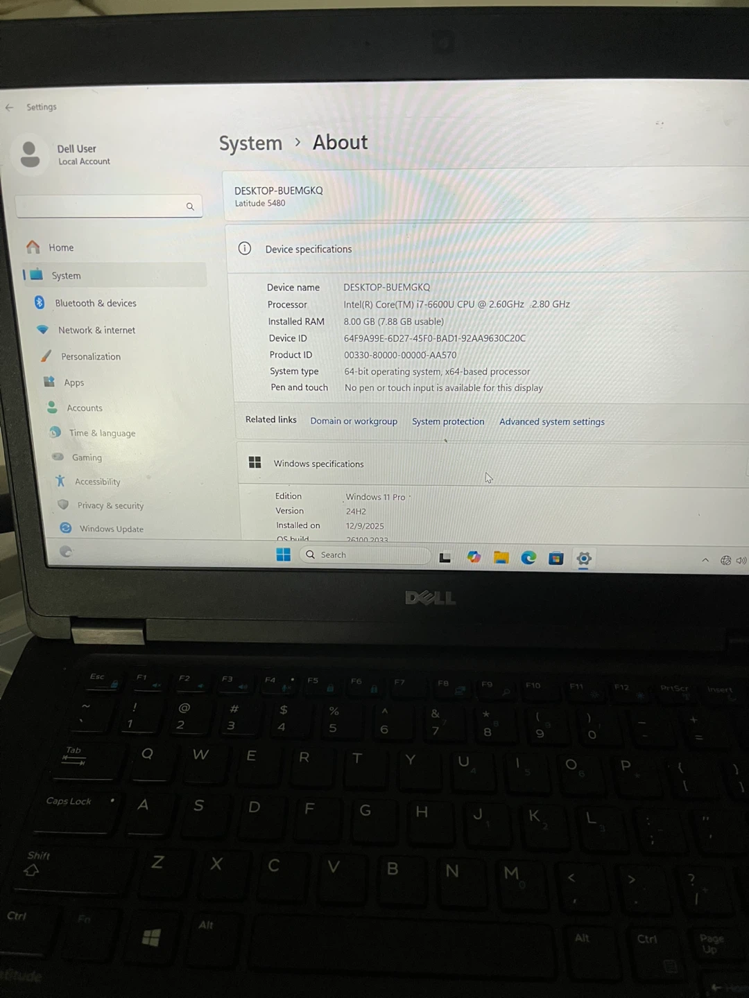 Dell Latitude 5480 i7 8gb 256 ssd windows 11 laptop with charger - photo 5