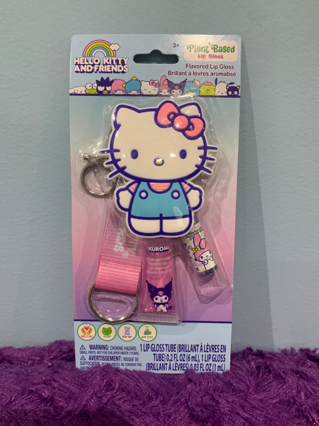 New Hello Kitty & Friends Plant Based Lip Gloss