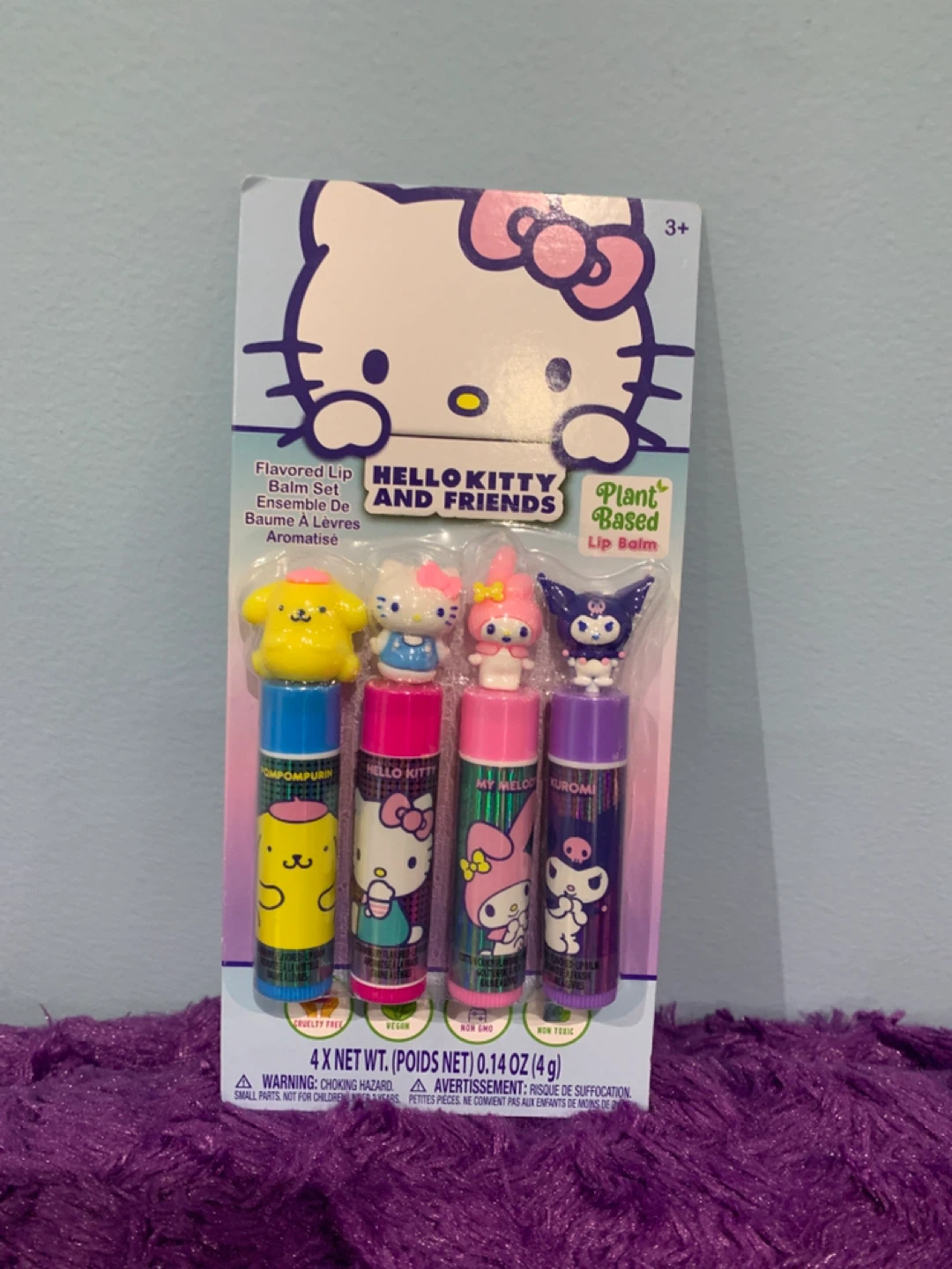 Hello Kitty and Friends Flavored Lip Balm Set