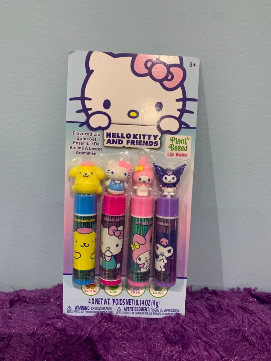 Hello Kitty and Friends Flavored Lip Balm Set
