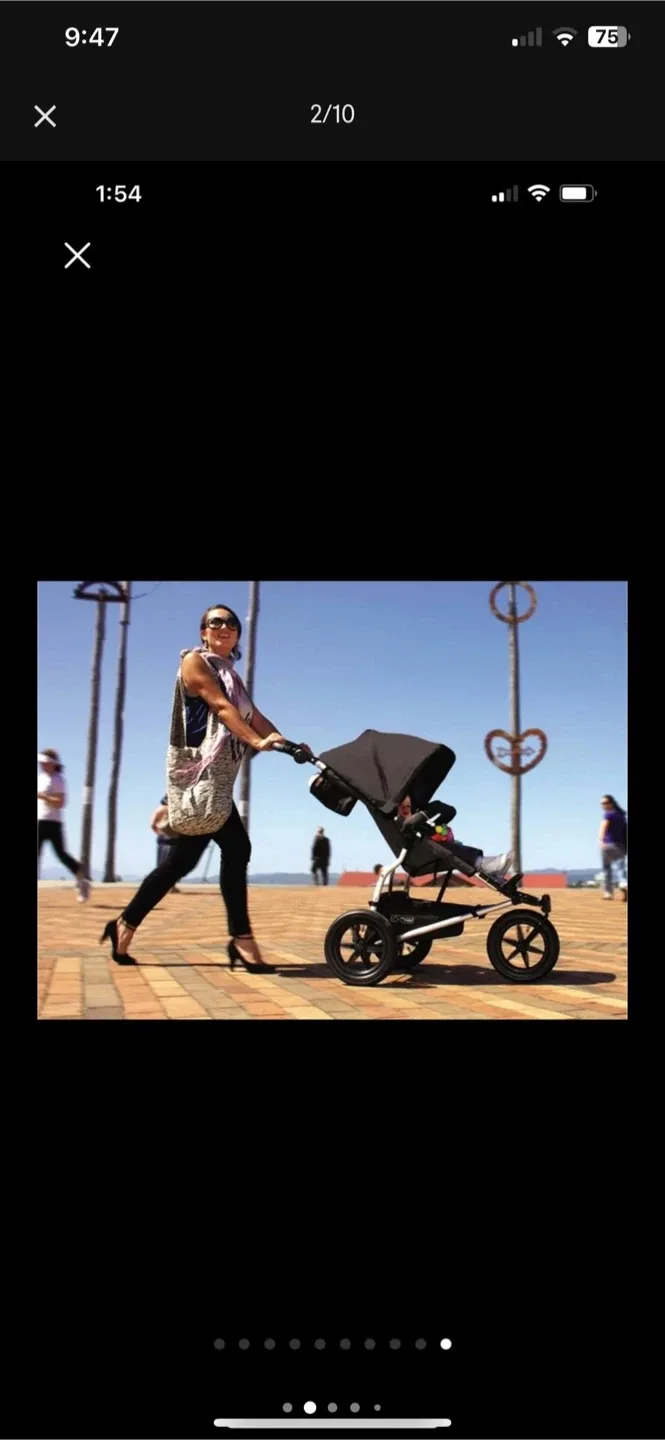 4 Piece Baby Set-High Chair, Stroller, Bath, Baby Rocking Swing image indicator(5)