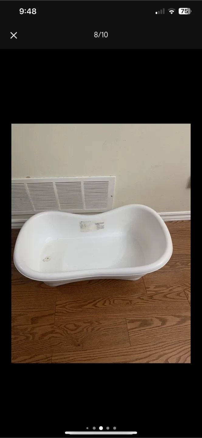 4 Piece Baby Set-High Chair, Stroller, Bath, Baby Rocking Swing image indicator(6)