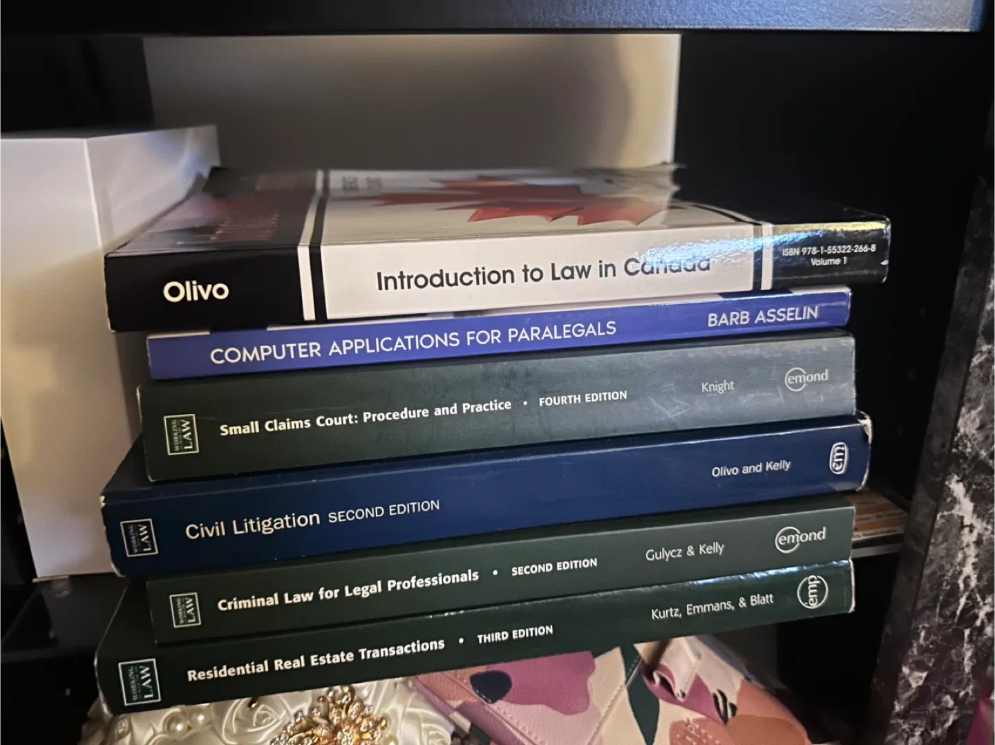 Law Textbooks: Intro to Law, Civil Litigation +