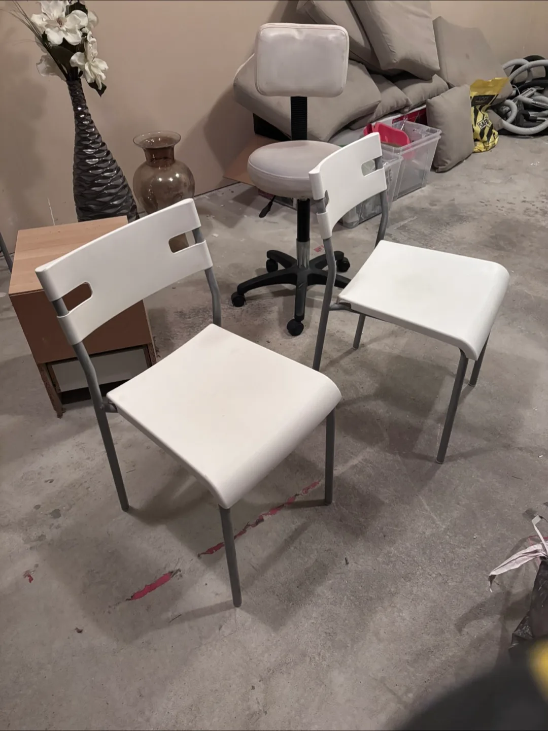 Set of White Chairs