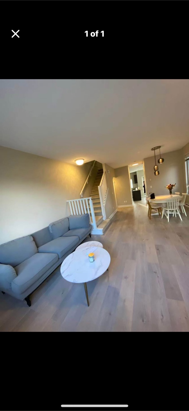 Light Blue Sofa and Marble Top Coffee Table Set