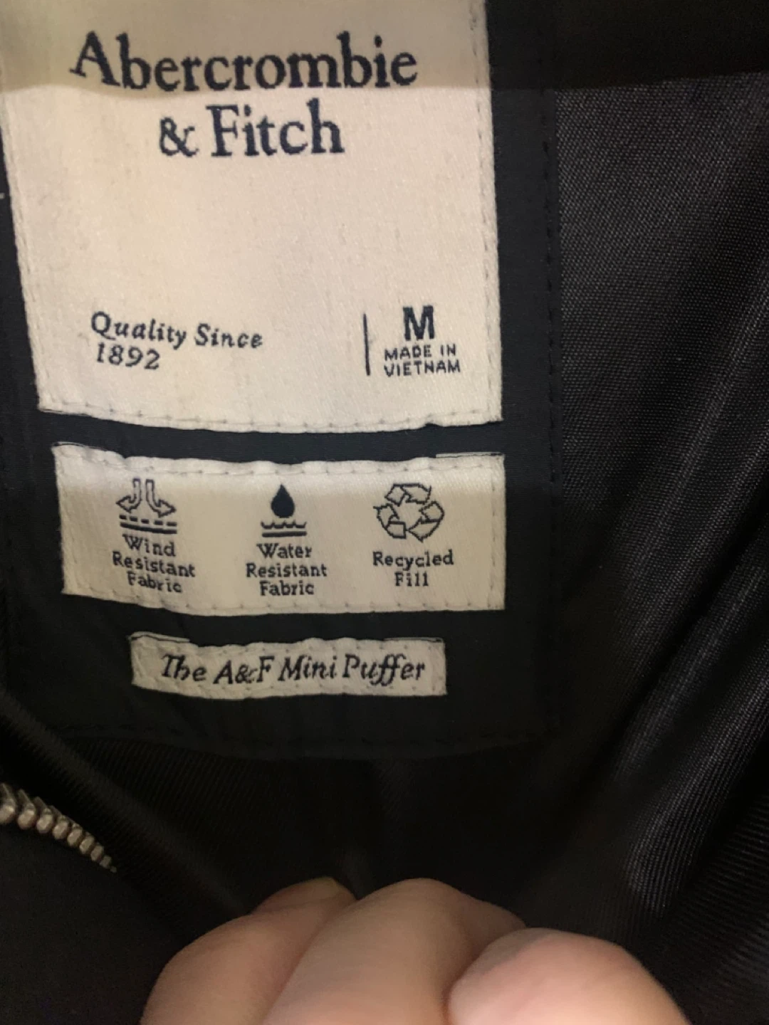 Abercrombie & Fitch Mini Puffer - Size M - photo 3