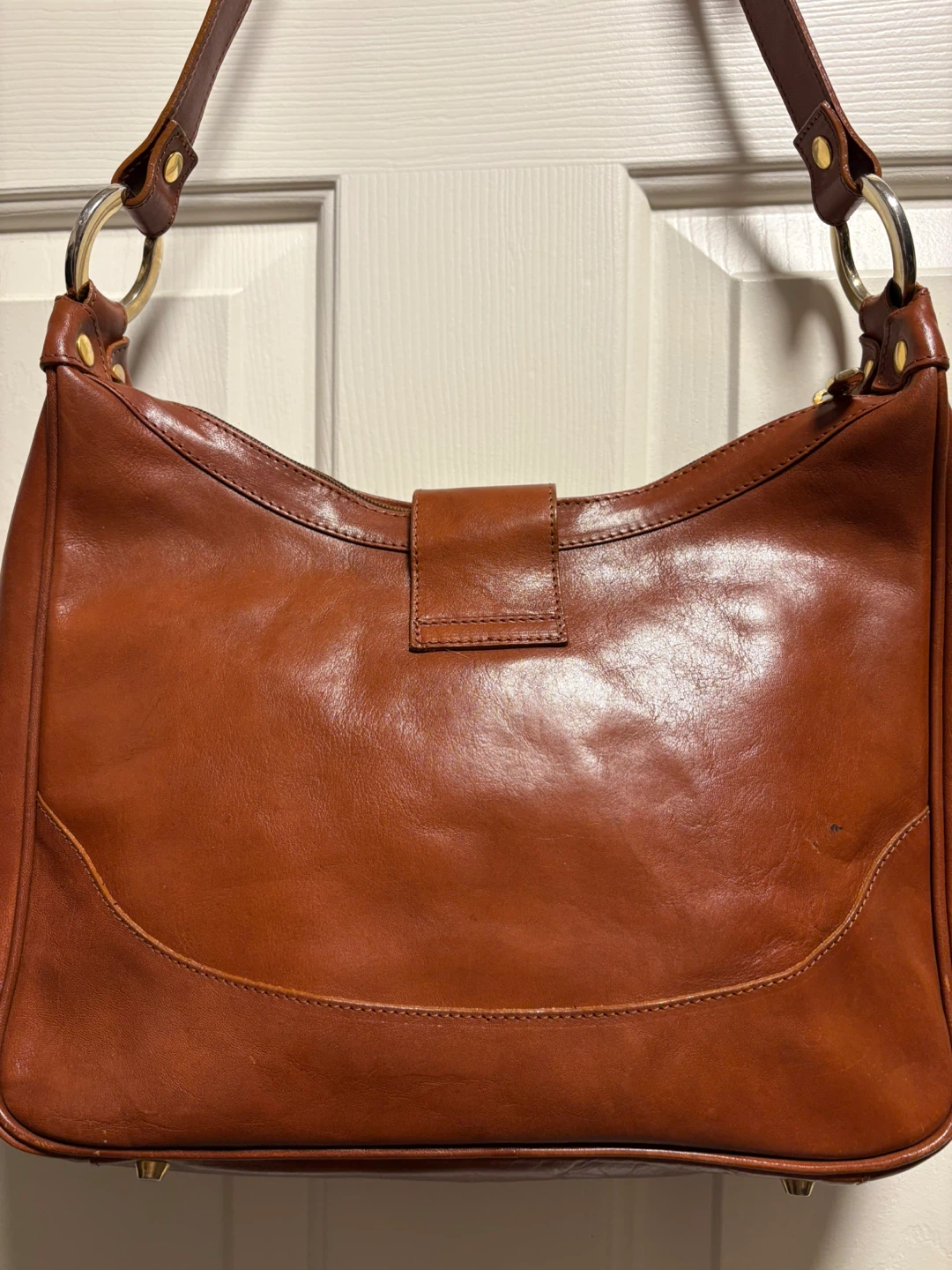 Valentina Italian Leather Shoulder Bag - photo 4