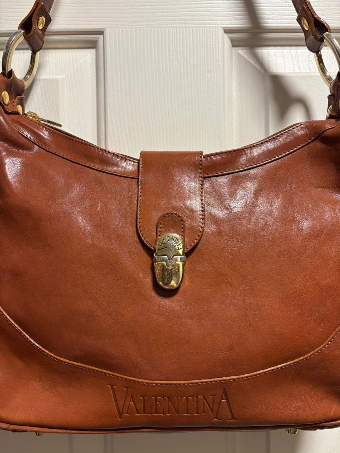 Valentina Italian Leather Shoulder Bag - photo 2