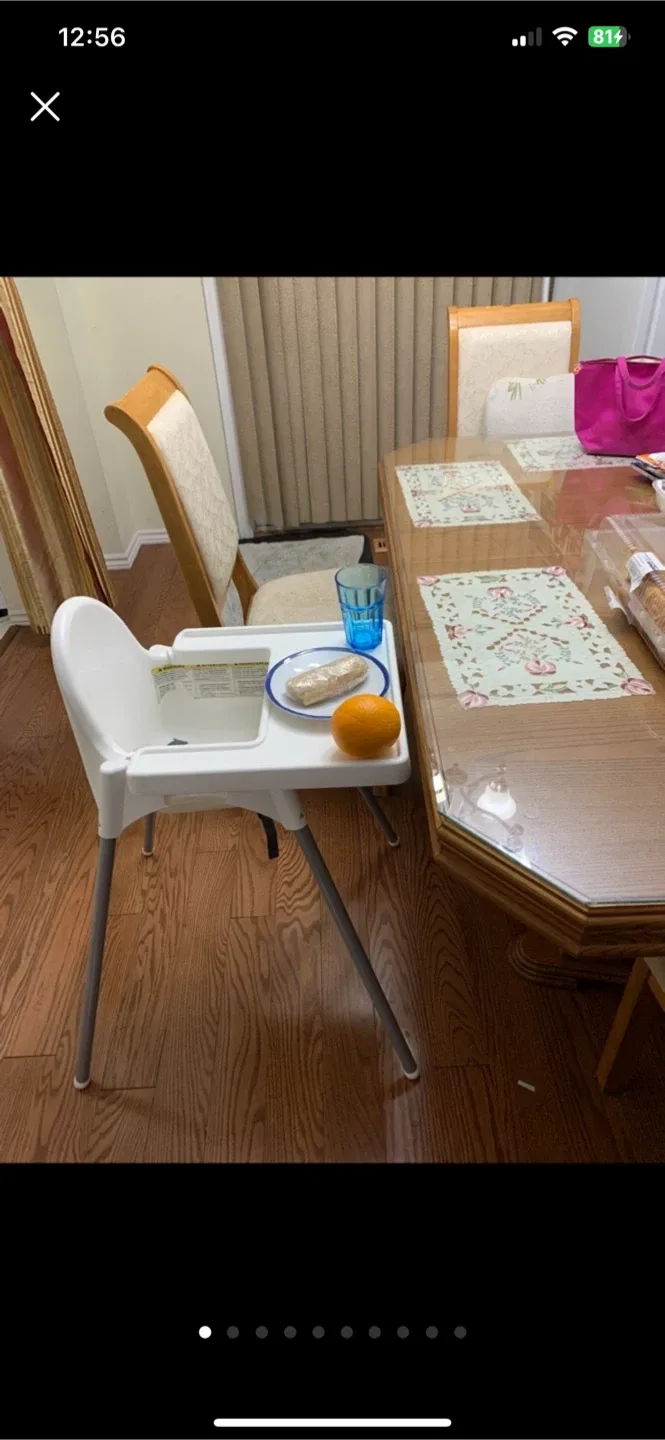 4 Piece Baby Set-High Chair, Stroller, Bath, Baby Rocking Swing