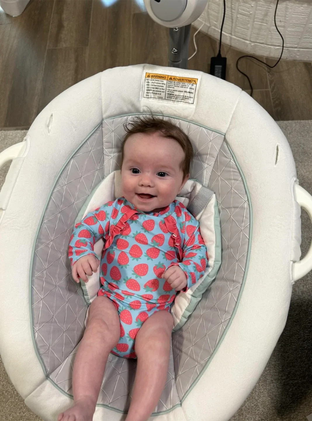 4 Piece Baby Set-High Chair, Stroller, Bath, Baby Rocking Swing image indicator(10)