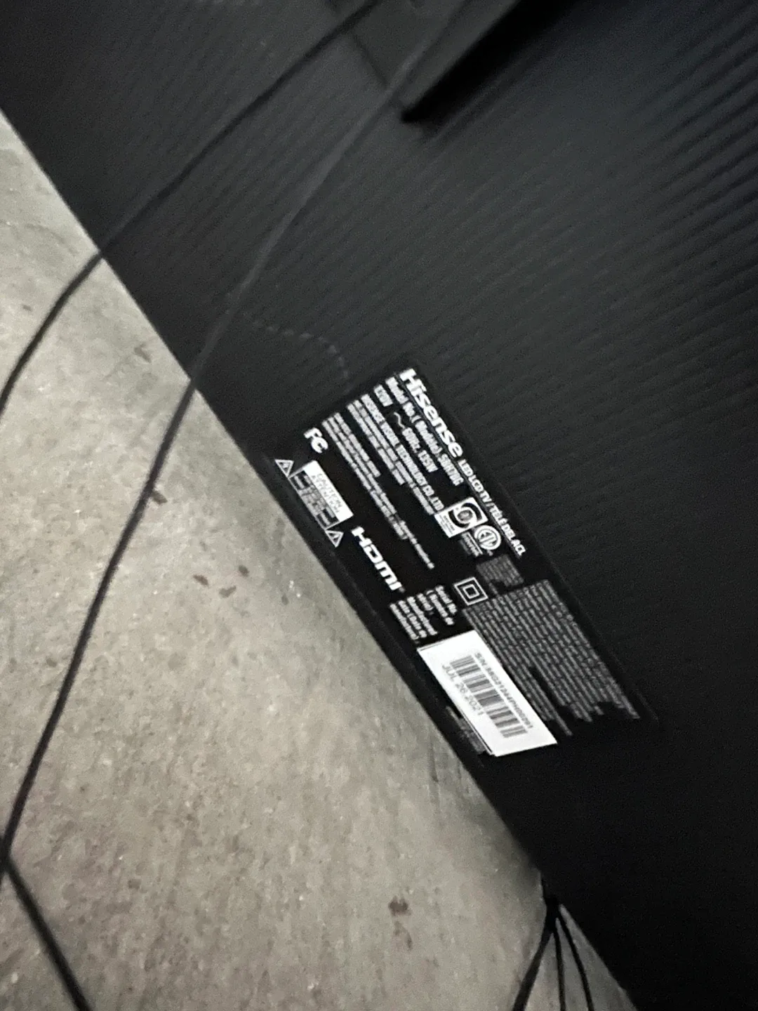 Hisense 58R6 TV - AS IS image indicator(4)