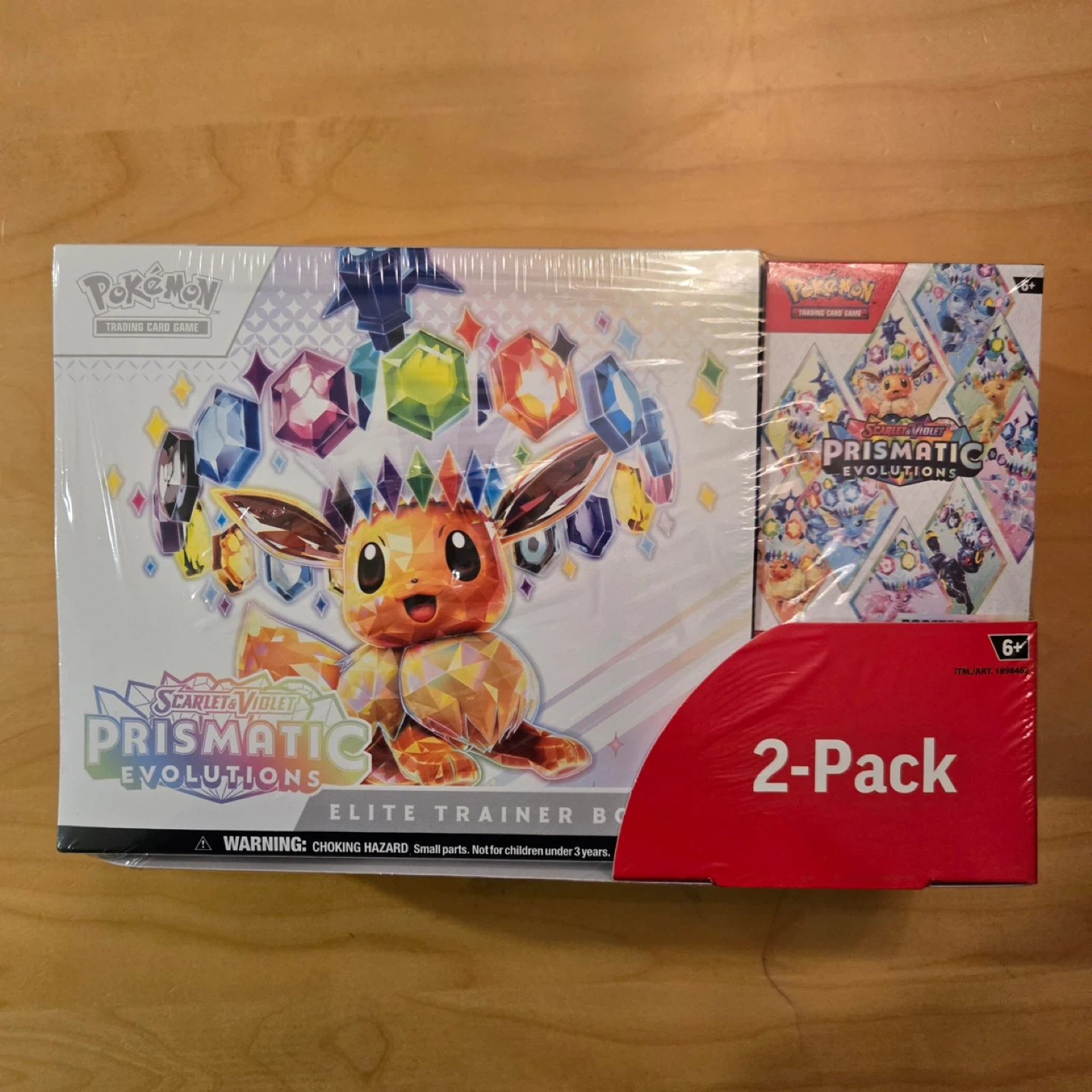 BNIB Pokémon Prismatic Evolutions ETB 2-Pack (Sealed)