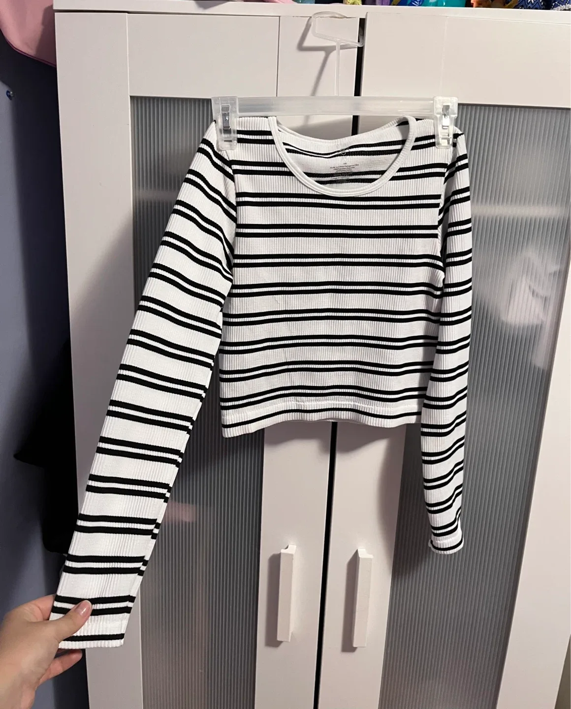 Aura Ribbed Long Sleeve Tops - S/M image indicator(2)