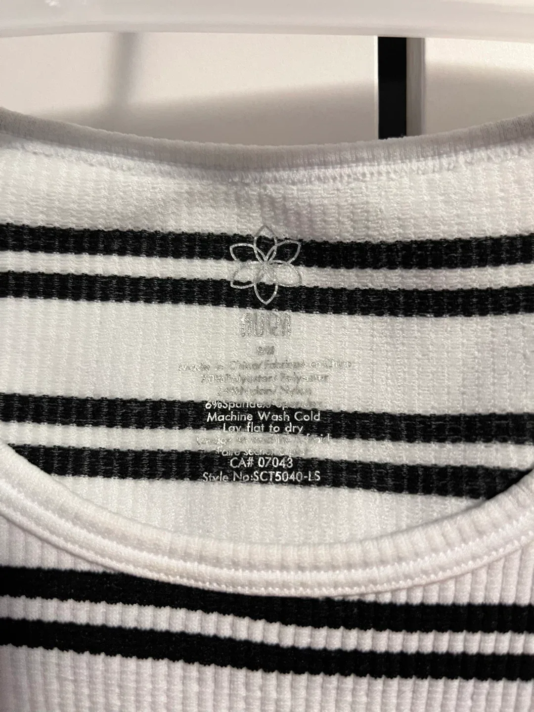 Aura Ribbed Long Sleeve Tops - S/M image indicator(4)