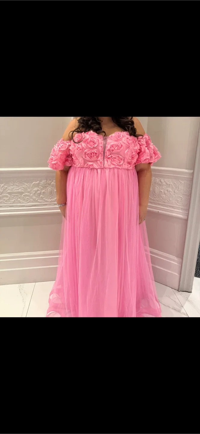 Pink Maternity Dress image indicator(3)