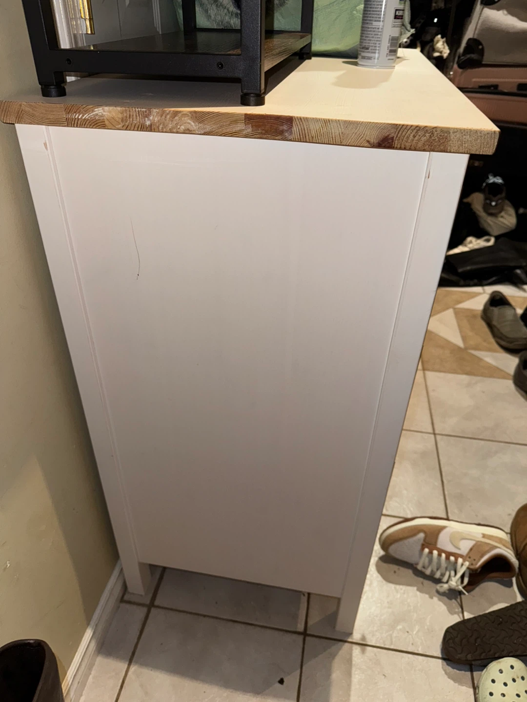 White 3-Drawer Dresser - photo 4
