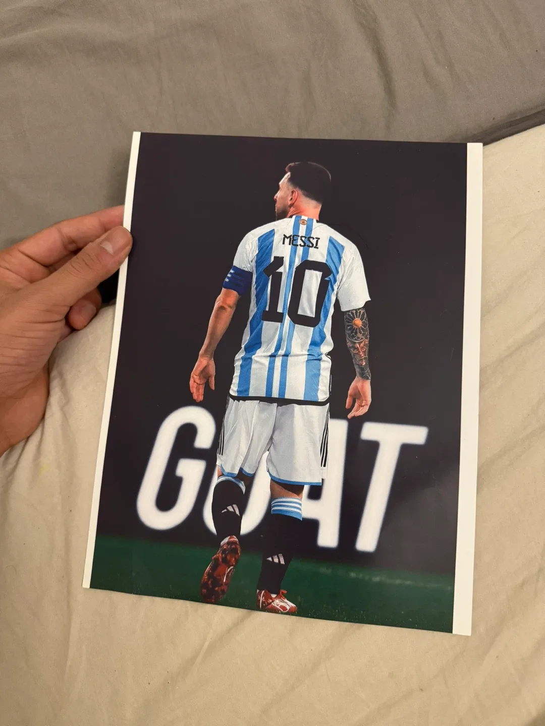 Messi Unframed Picture
