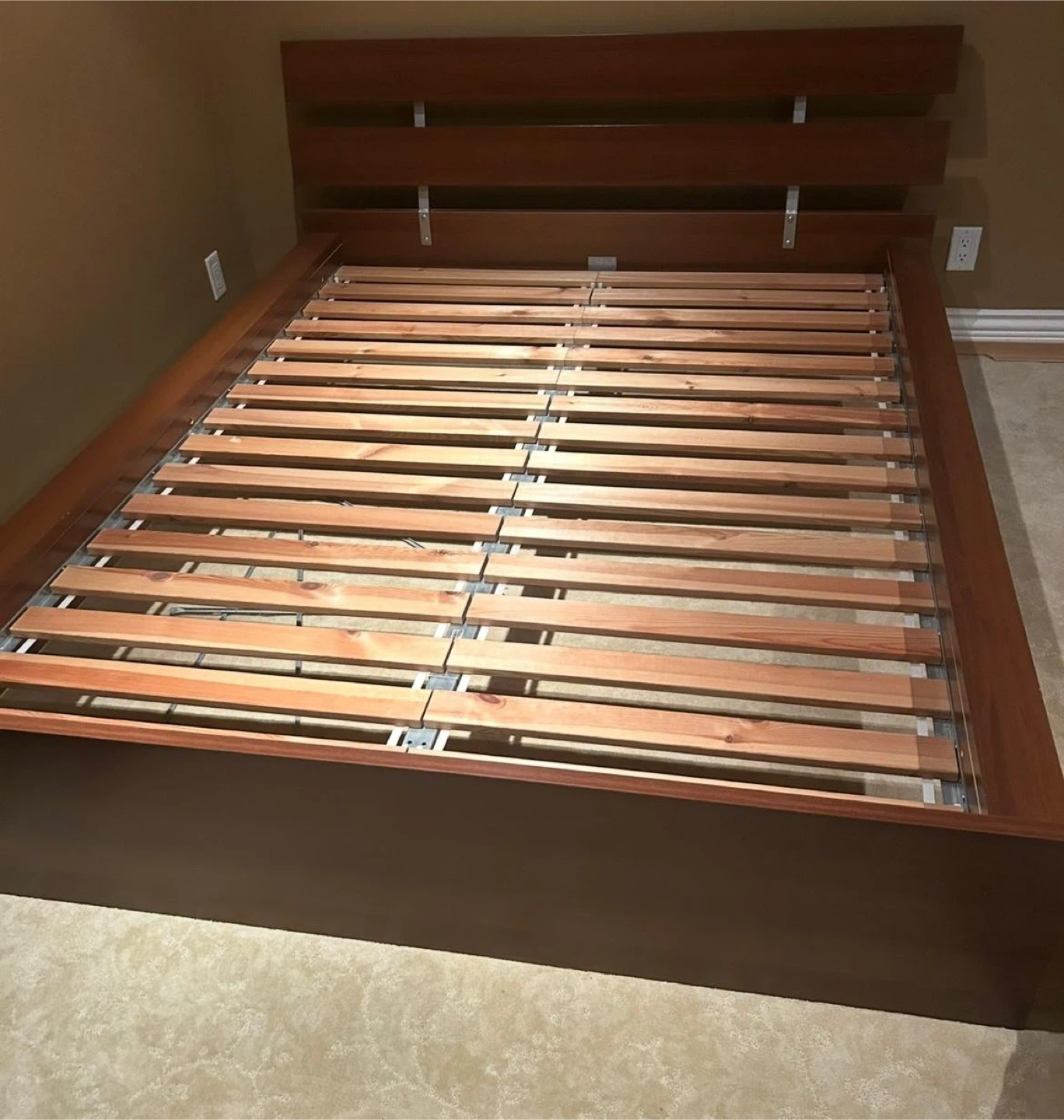 Queen Wooden Bed Frame